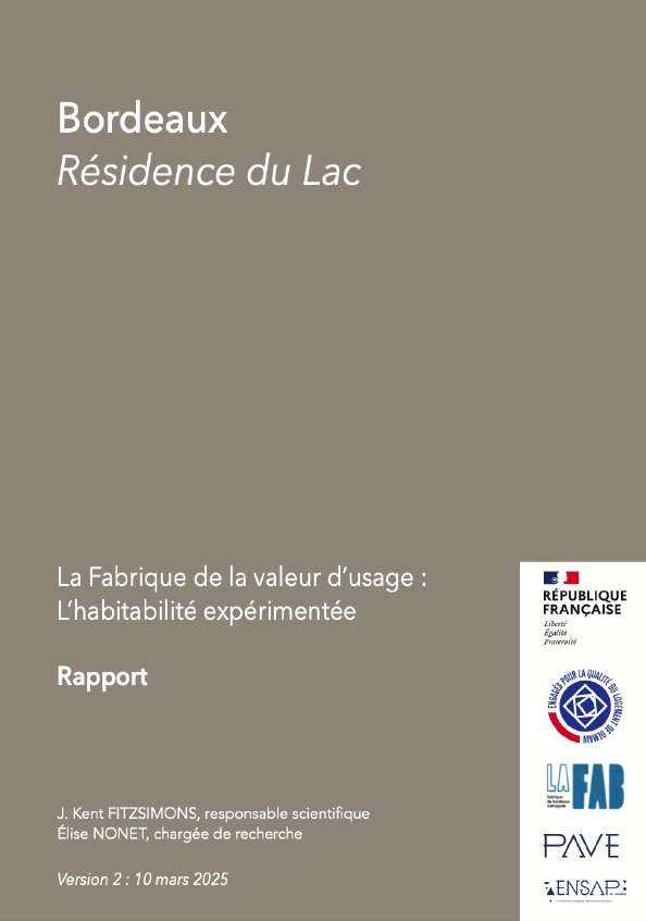 Rapport Bordeaux, Résidence du Lac