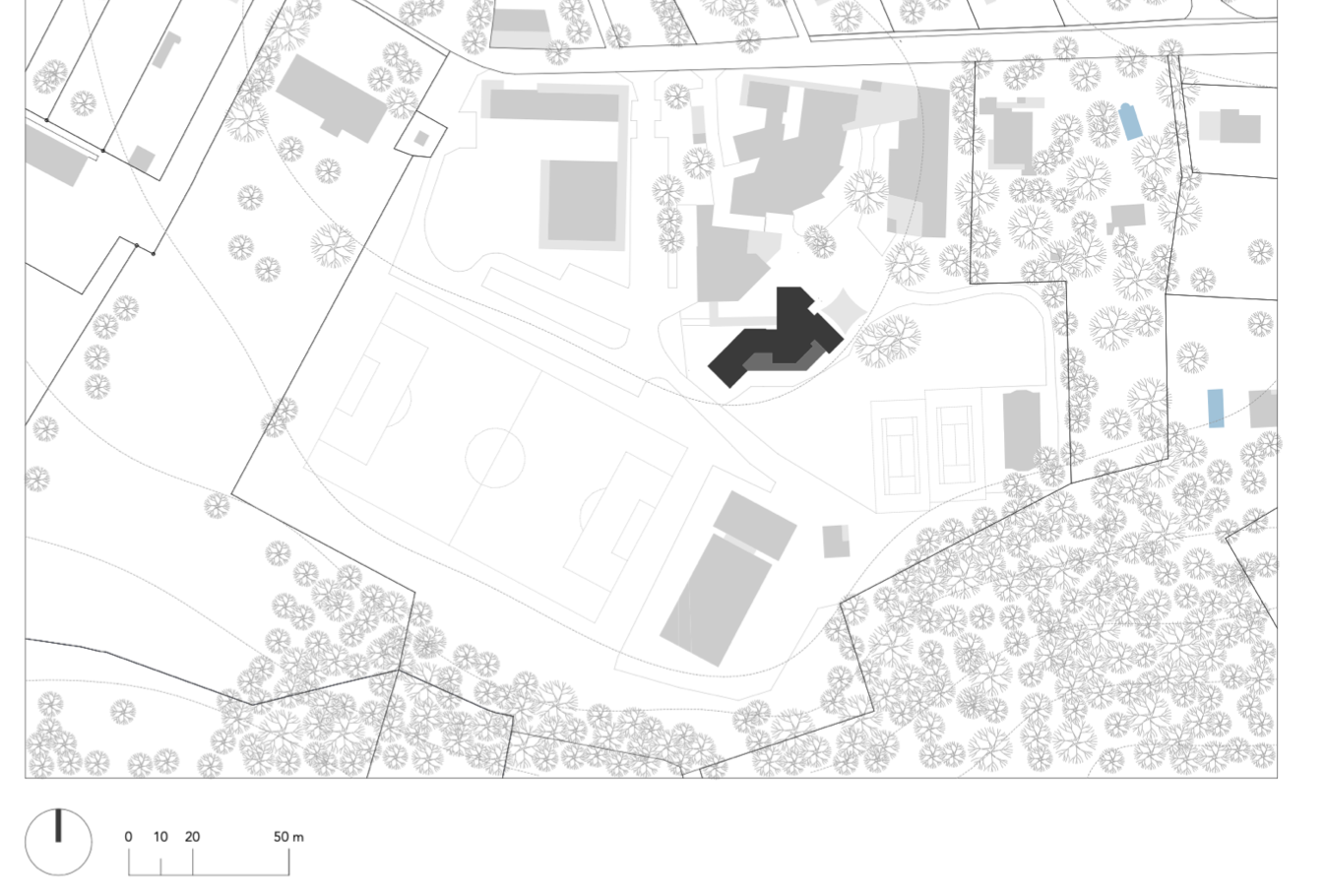 Plan de situation du projet à Atur